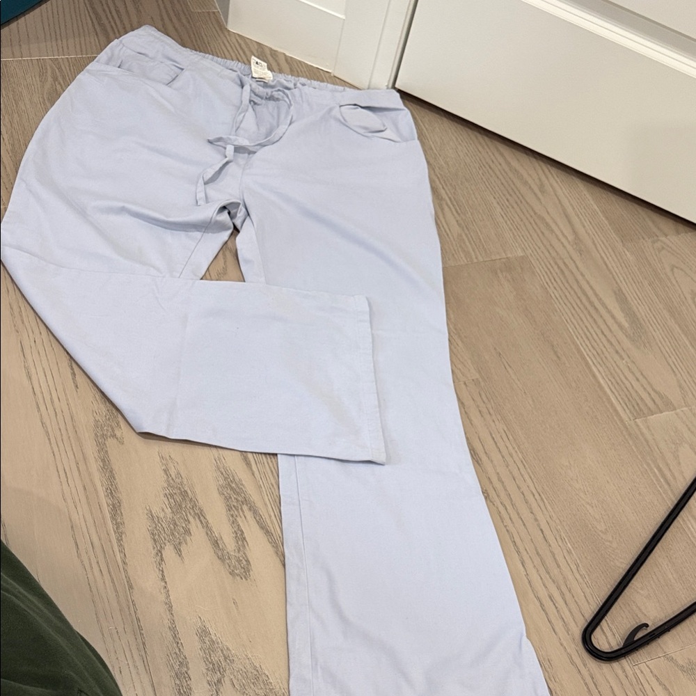 Light Blue Men’s Casual Drawstring Pants